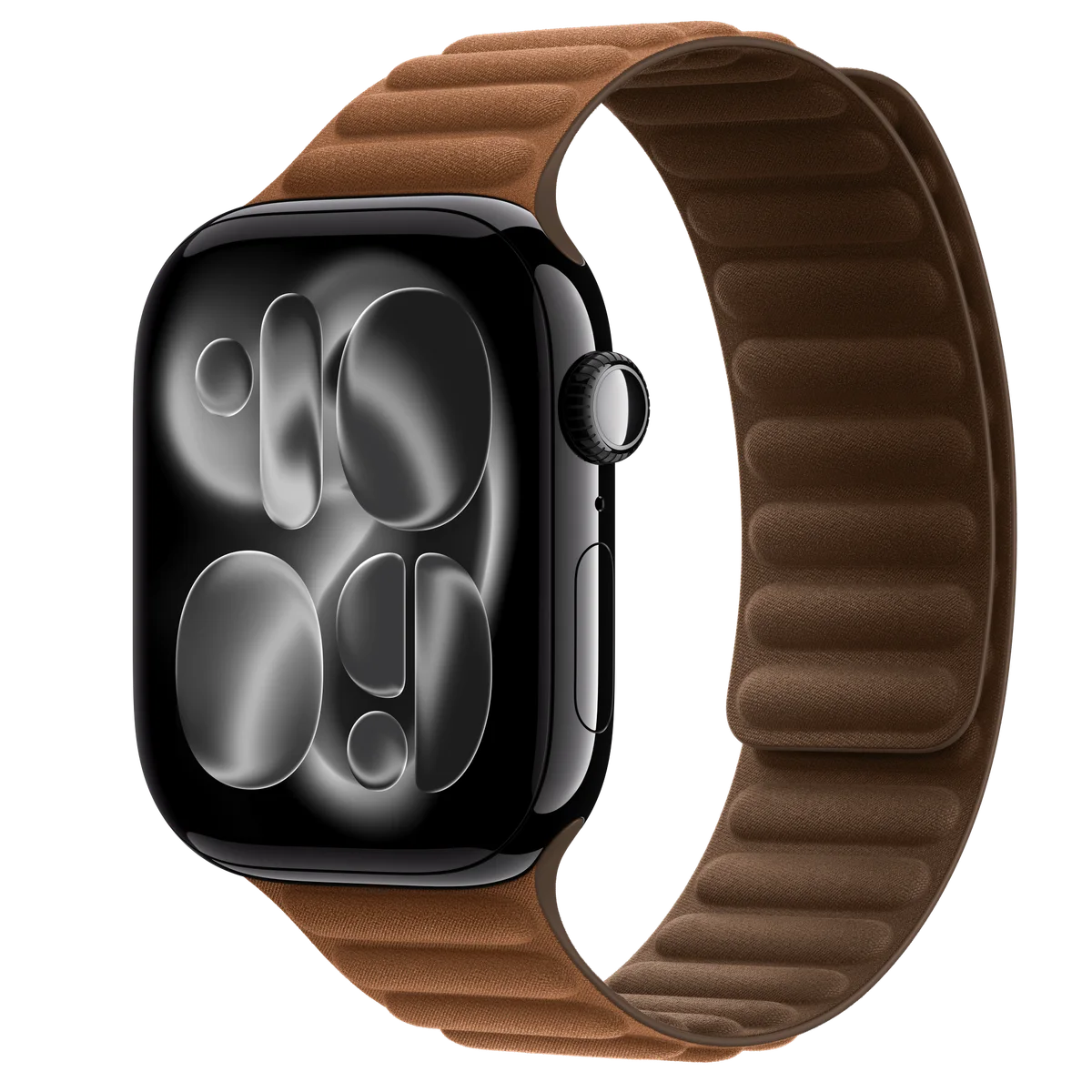 Apple Watch Series 11 46 mm — Gitzwart/Karamel