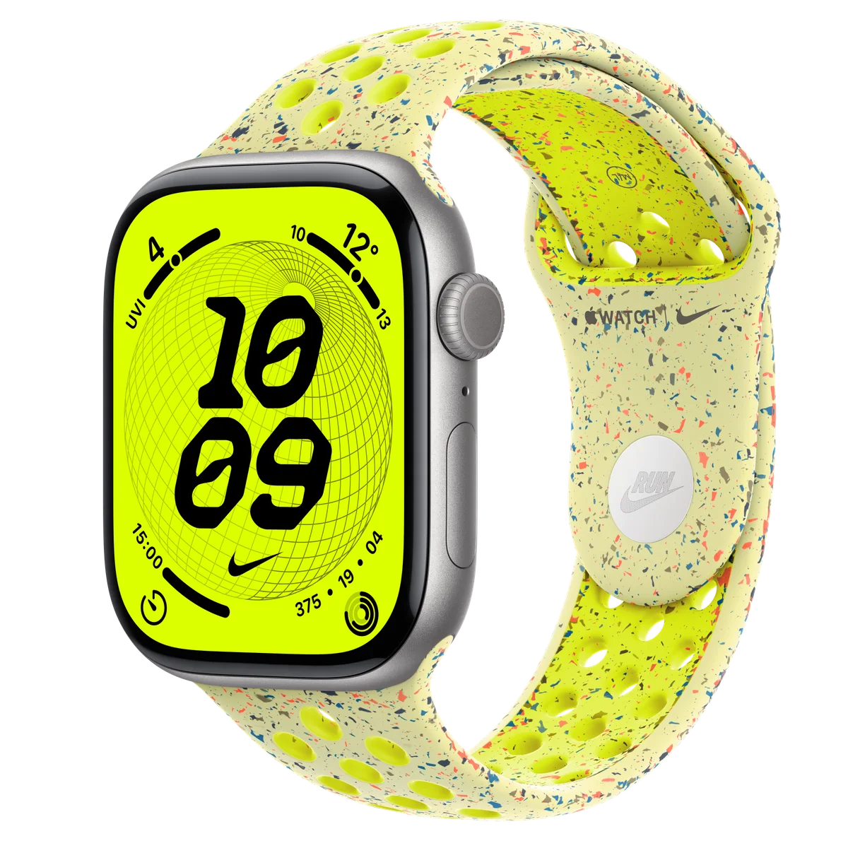 Apple Watch Series 11 46 mm — Spacegrijs/Volt Splash