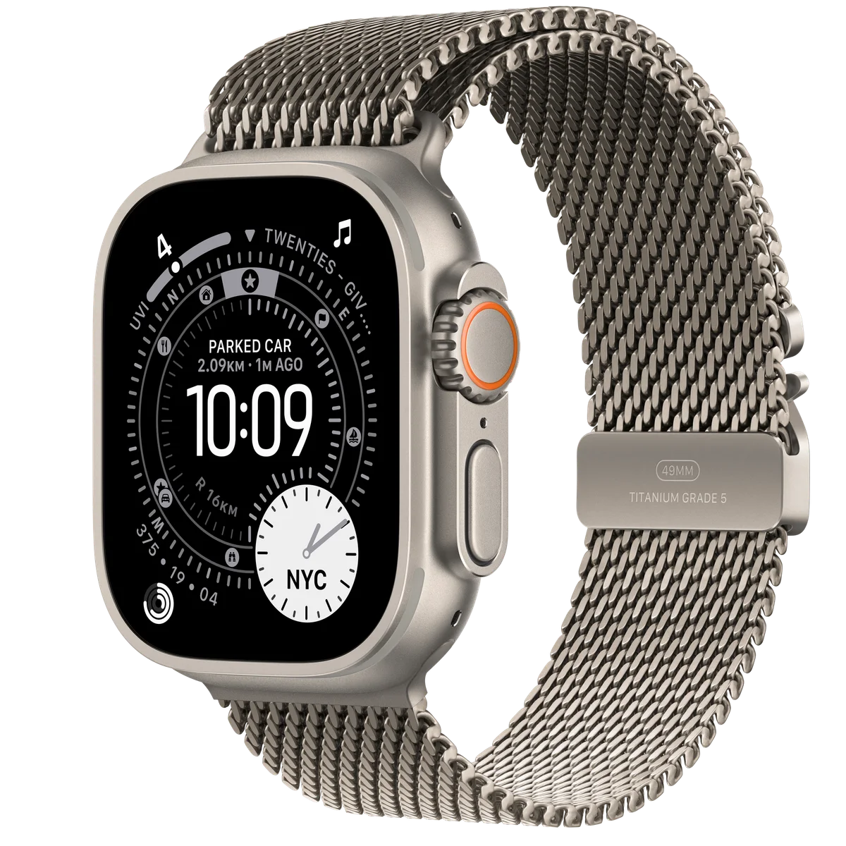 Apple Watch Ultra 3 49 mm — Naturel/Naturel