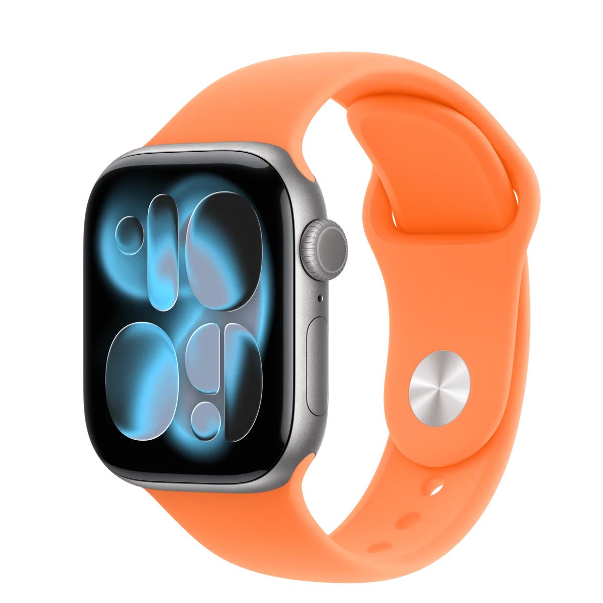 Apple Watch Series 11 42 mm — Spacegrijs/Mandarijn
