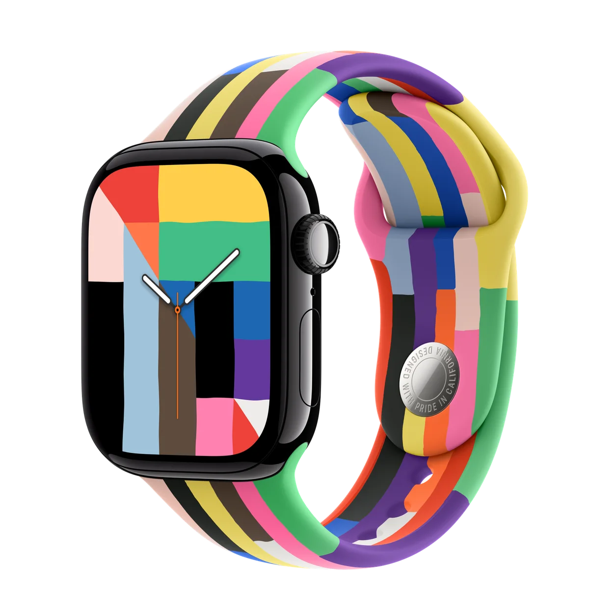 Apple Watch Series 11 42 mm — Gitzwart/Pride Edition
