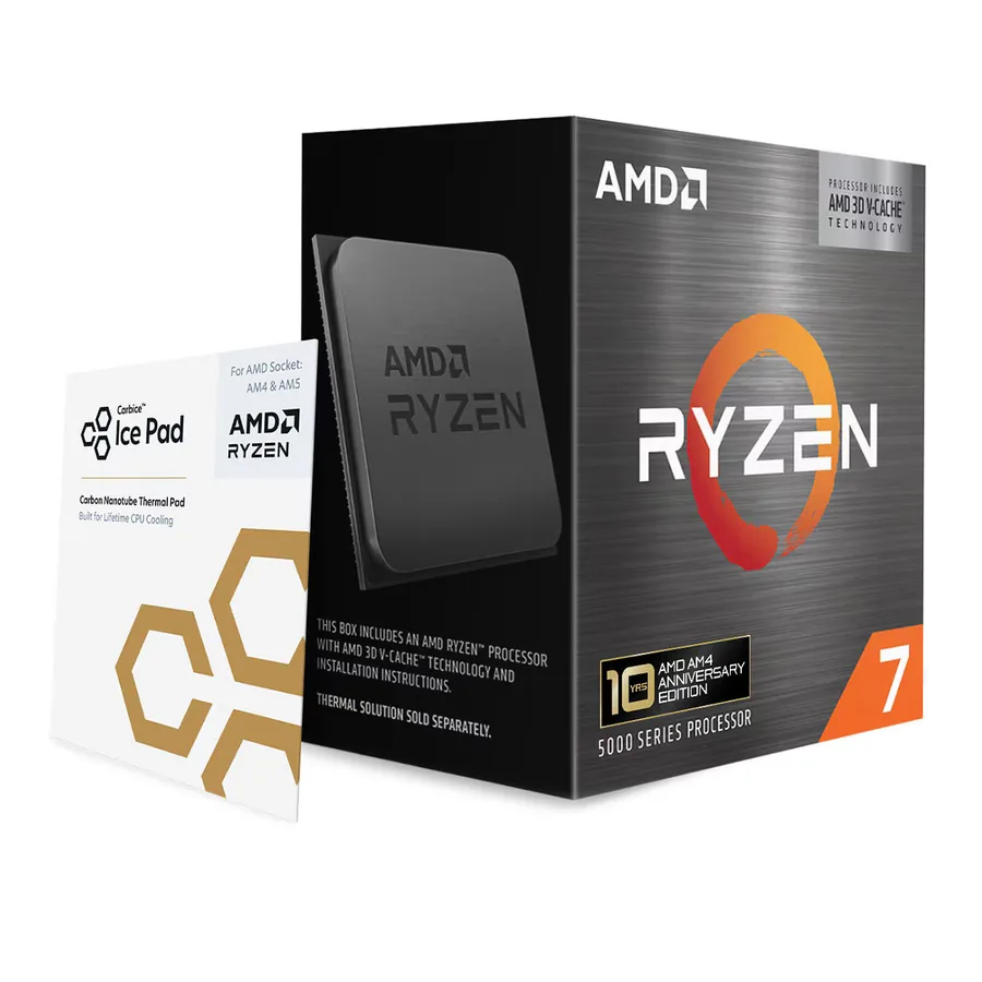AMD Ryzen 7 5800X3D - 10th Anniversary Edition — Retailbox — foto 1