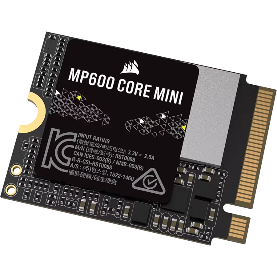 Corsair MP600 CORE MINI 2 TB — Fabrieksuitvoering