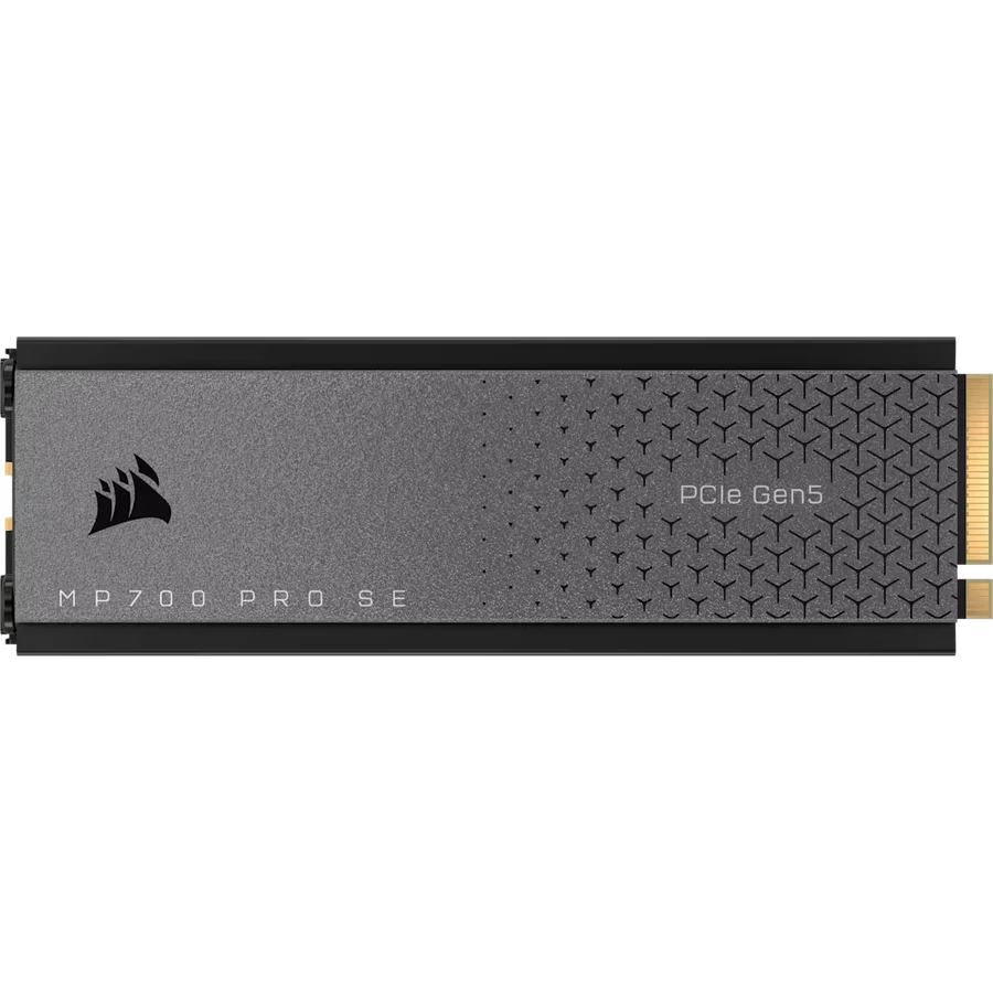 Corsair MP700 PRO SE with Air Cooler 4 TB — Zwart