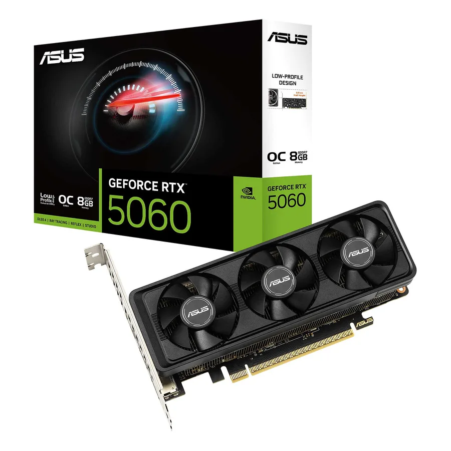 ASUS GeForce RTX 5060 LP BRK 8GB GDDR7 OC Edition — Fabrieksuitvoering