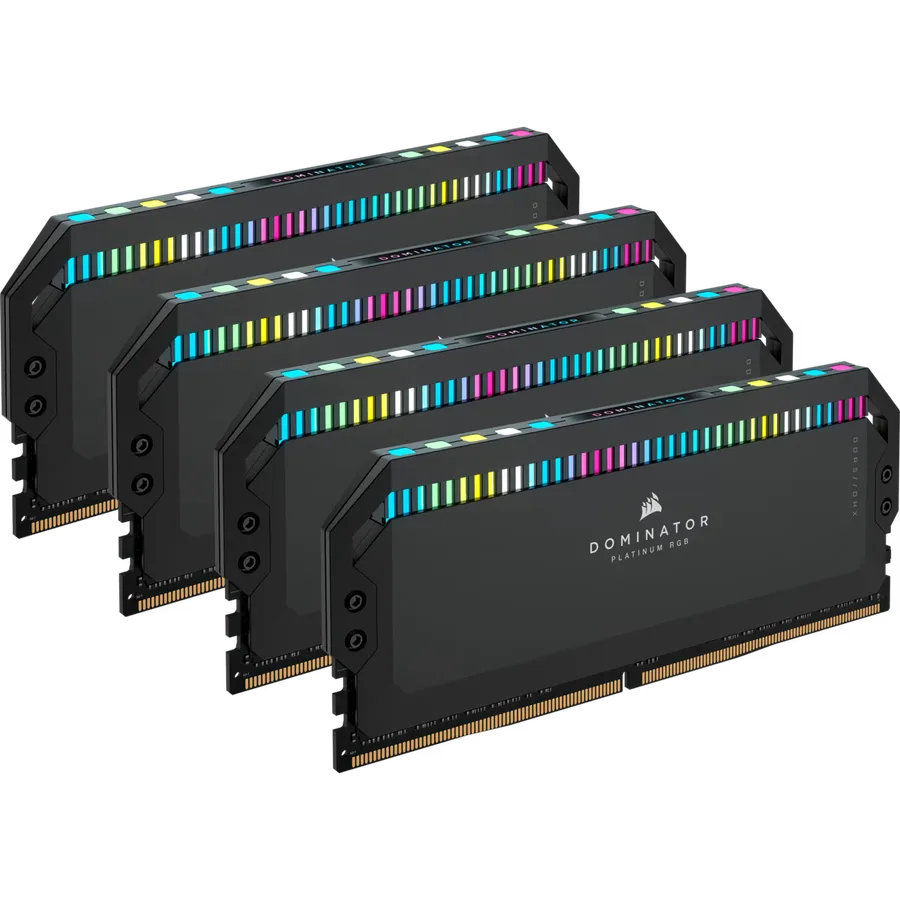 Corsair DOMINATOR RGB DDR5 64 GB (4×16 GB) DDR5-6200 CL32 — Zwart