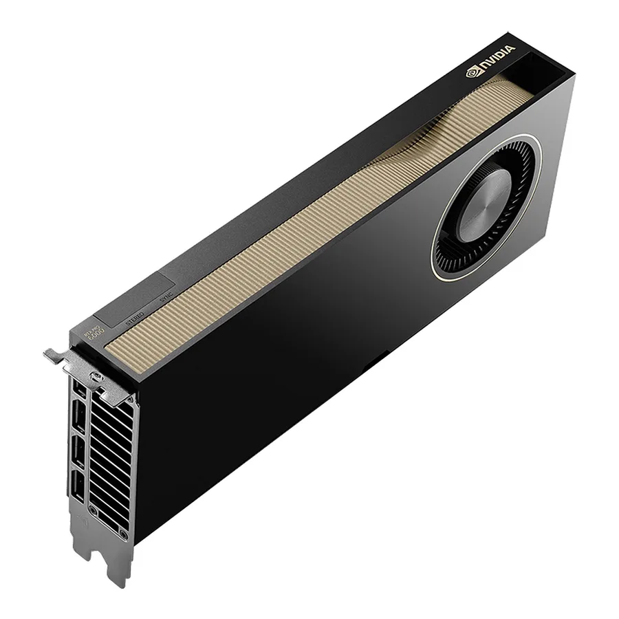 PNY NVIDIA RTX PRO 6000 Blackwell Max-Q Workstation Edition — Fabrieksuitvoering