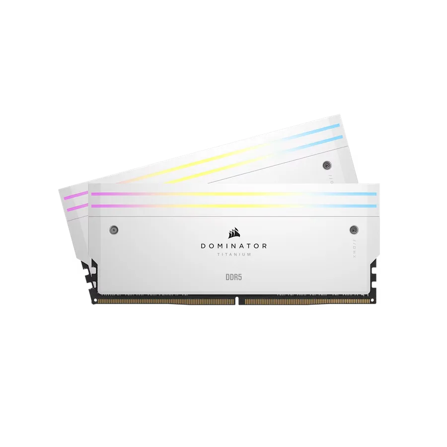 Corsair DOMINATOR TITANIUM 64 GB (2×32 GB) DDR5-6000 CL30 — Wit