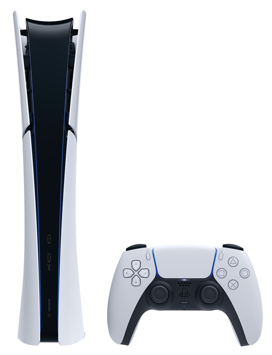PlayStation 5 Slim Digital Edition — Wit/Zwart