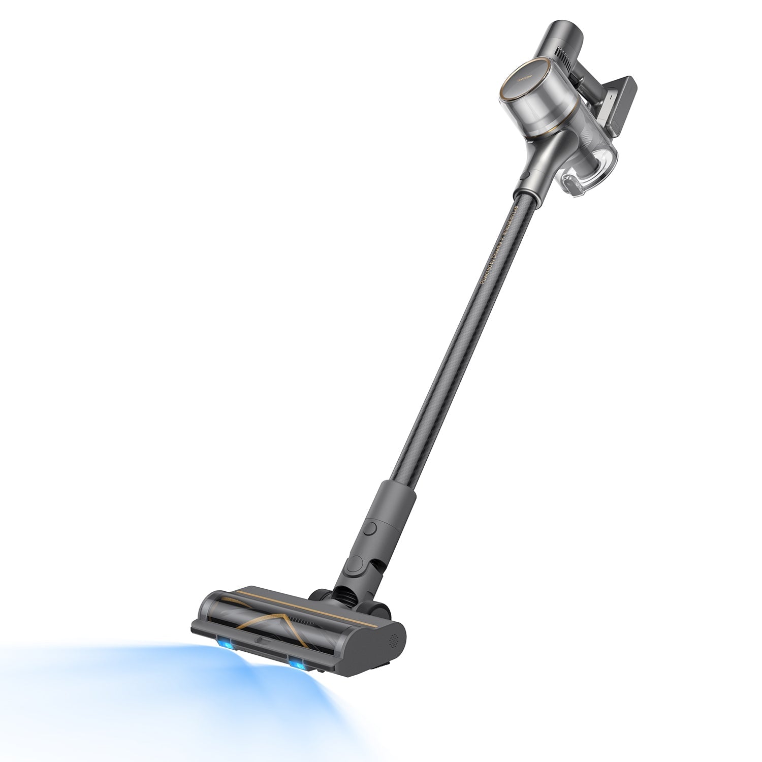 Dreame R20 naast Dyson V12 Detect Slim Absolute